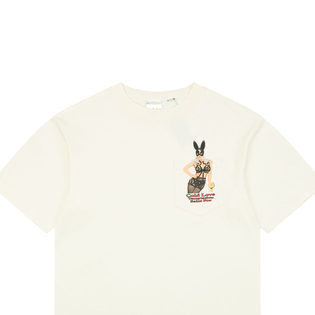 Saint Michael Bunny Girl Printed Short Sleeve Tee
