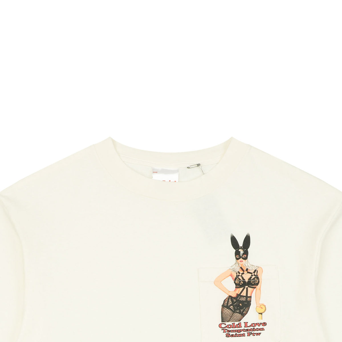 Saint Michael Bunny Girl Printed Short Sleeve Tee