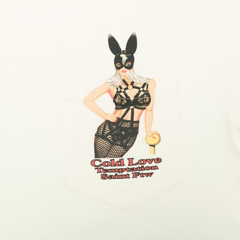 Saint Michael Bunny Girl Printed Short Sleeve Tee
