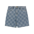Louis Vuitton Light Blue Damier Checkerboard Denim Shorts