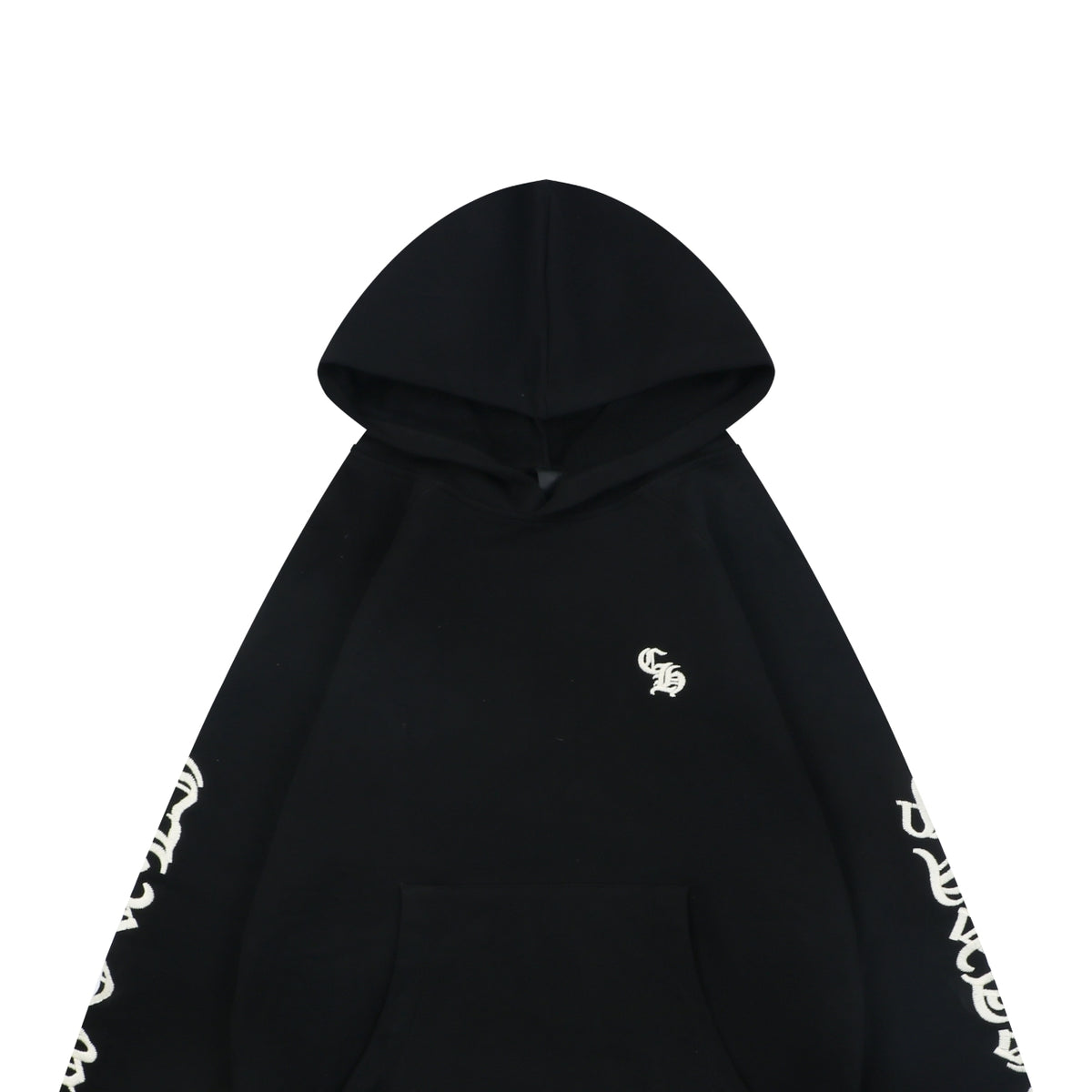 Chrome Hearts Sanskrit Script Sleeve Embroidered Hoodie