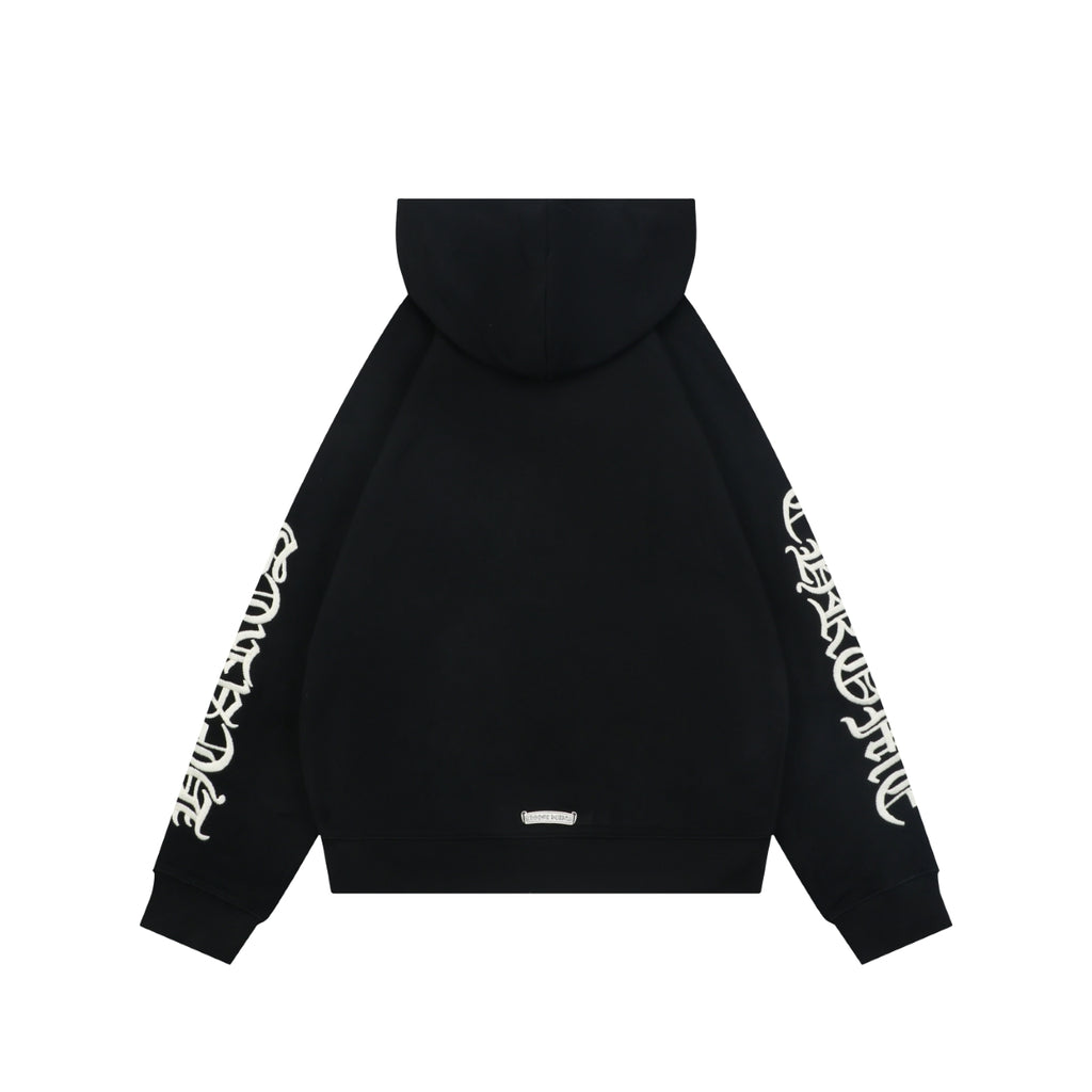 Chrome Hearts Sanskrit Script Sleeve Embroidered Hoodie