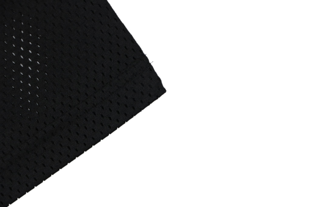 Supreme 94 Sequin Mesh Football Jersey Short Sleeve Tee Black
