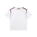 Gucci Shoulder Web Stripe Tape Short Sleeve Tee White