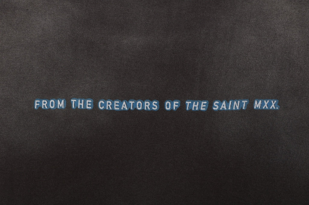 Saint Michael The Matrix Movie Poster Graphic Short Sleeve Tee Washed Black
