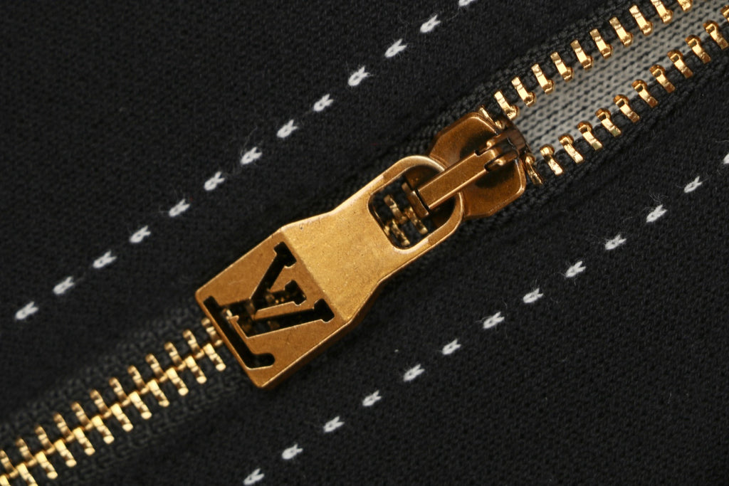 Louis Vuitton LV Monogram Intarsia Star Panel Zip-Up Hoodie Black