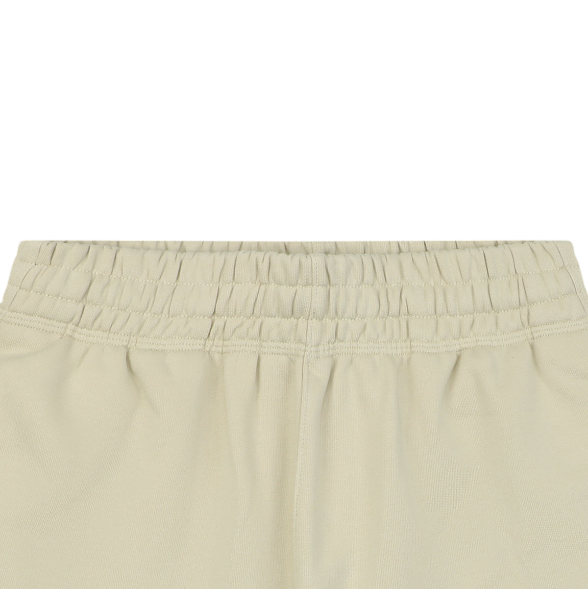 Burberry Equestrian Knight Circular Print Cotton Shorts Stone Beige