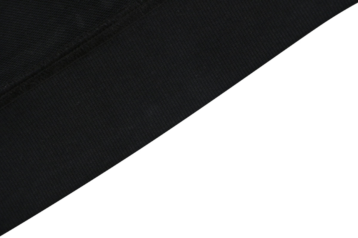 Louis Vuitton Hand-Painted Monogram Chain Stitch Embroidered Zip-Up Hoodie Black