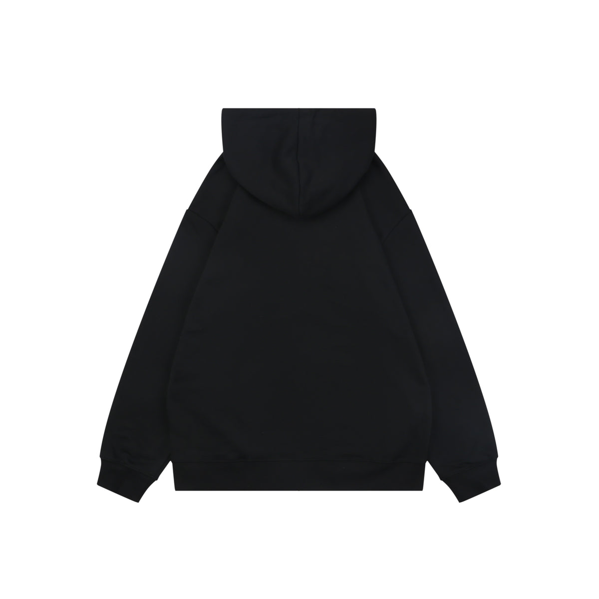 Louis Vuitton Hand-Painted Monogram Chain Stitch Embroidered Zip-Up Hoodie Black