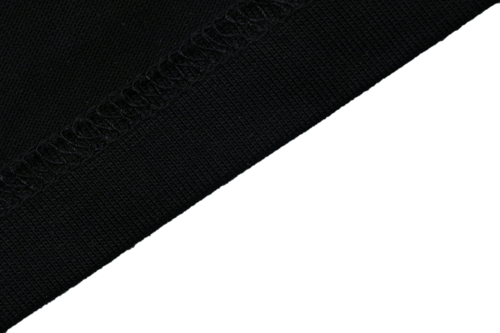 Louis Vuitton Center Monogram Embossed Tonal Long Sleeve Tee Black