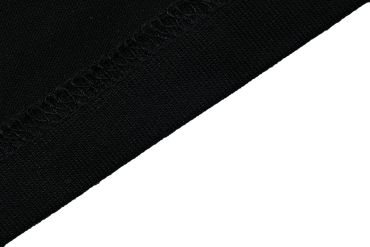 Louis Vuitton Center Monogram Embossed Tonal Long Sleeve Tee Black