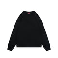 Gucci Center Tonal Interlocking GG Embroidered Long Sleeve Tee Black
