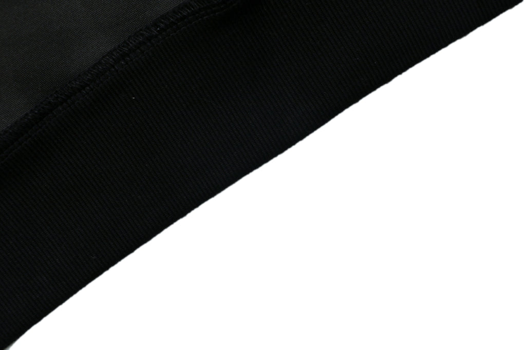 Gucci Small Logo Text Print Zip-Up Hoodie Black