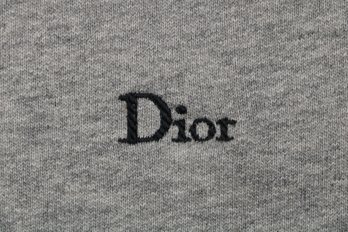 Dior Colorblock Dio Small Logo Crewneck Sweatshirt Grey