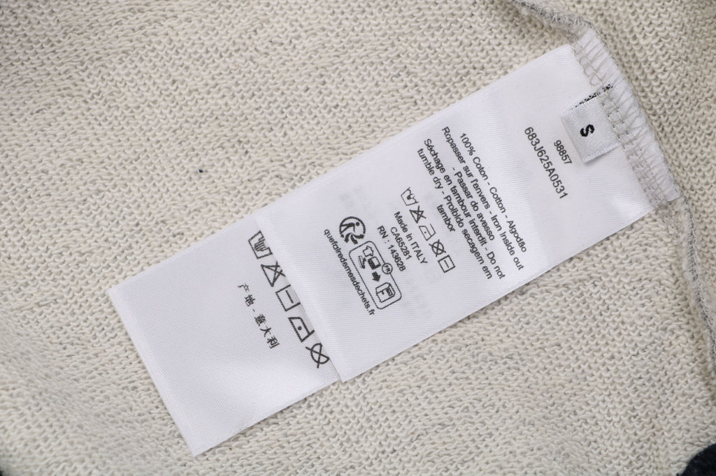 Dior Colorblock Dio Small Logo Crewneck Sweatshirt Grey
