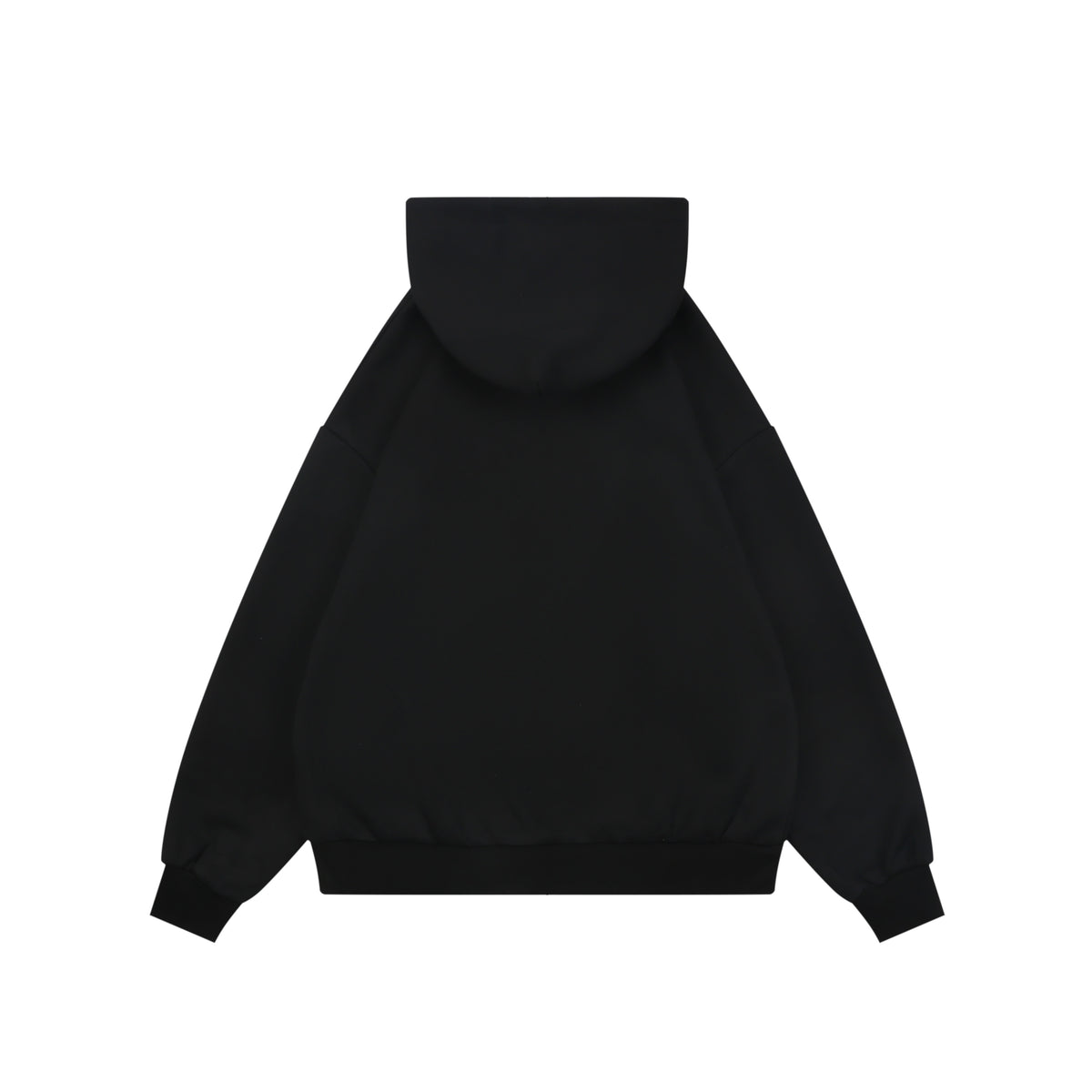 Louis Vuitton Metal LV Monogram Small Logo Zip-Up Hoodie Jacket Black