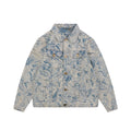 Louis Vuitton Foam Texture All-Over Print Denim Jacket