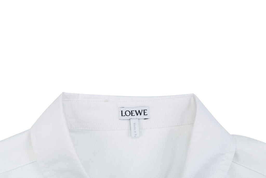 Loewe Tonal Anagram Jacquard Long Sleeve Oversized Shirt