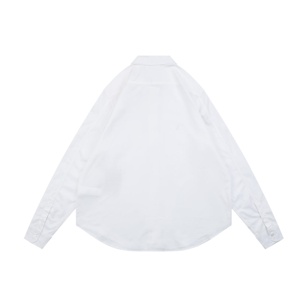 Loewe Tonal Anagram Jacquard Long Sleeve Oversized Shirt