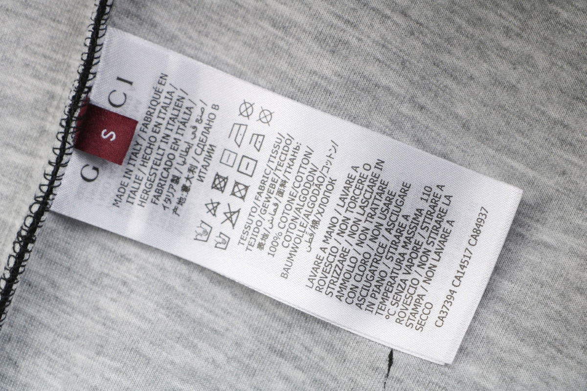 Gucci Tonal G Letter Patch Embroidered Zip-Up Oversized Hoodie