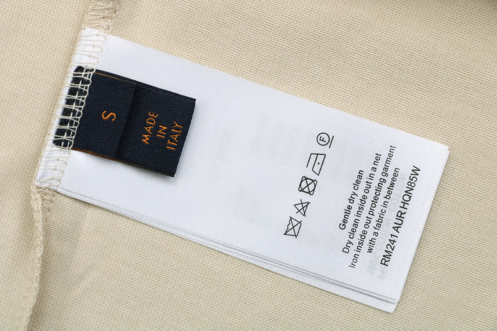 Louis Vuitton L.V.M. Wordmark Leather Patch Label Oversized Short Sleeve Tee