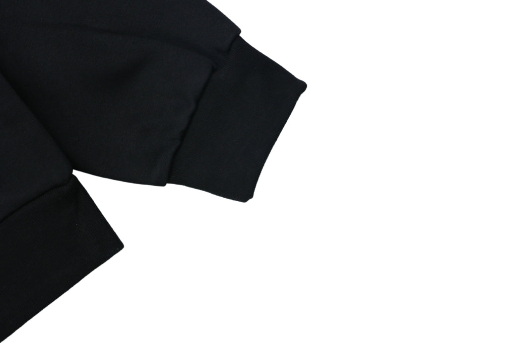 Prada Sleeve Zip Pocket Triangle Logo Crewneck Sweatshirt Black