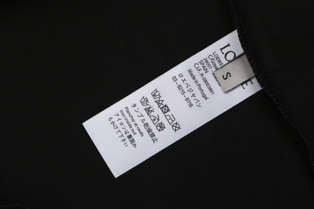 Loewe ON Anagram Flower Print Long Sleeve Tee White