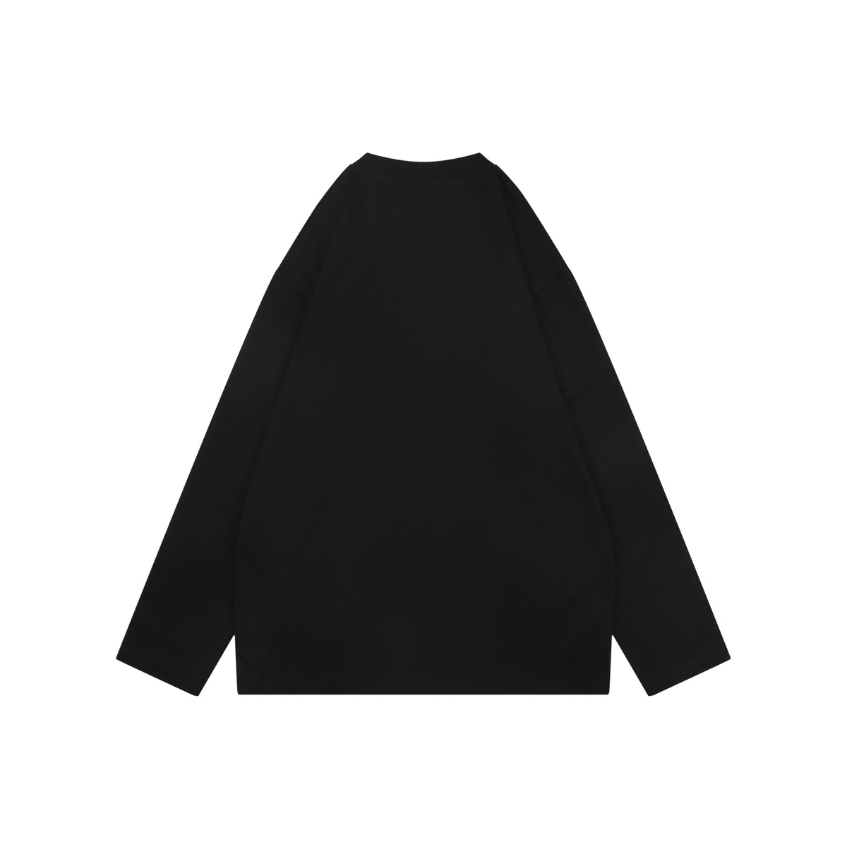 Loewe Border Anagram Embroidered Long Sleeve Tee Black