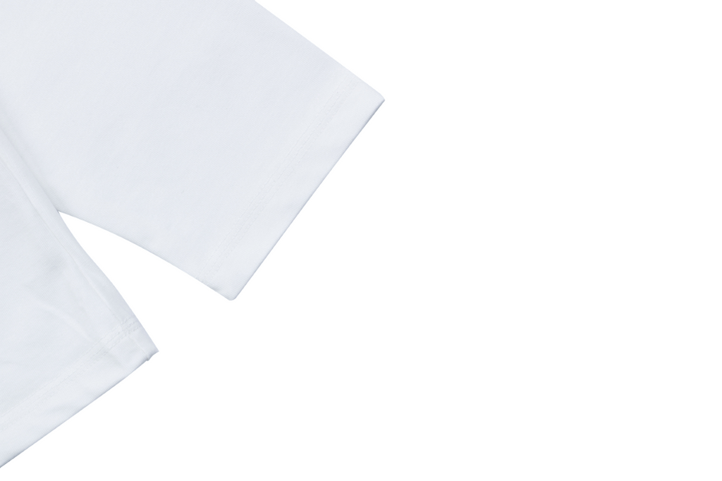 Loewe Border Anagram Embroidered Long Sleeve Tee White