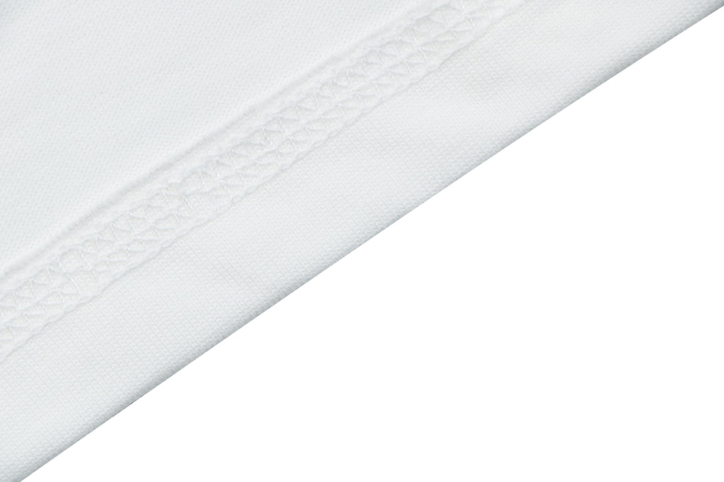 Loewe Border Anagram Embroidered Long Sleeve Tee White