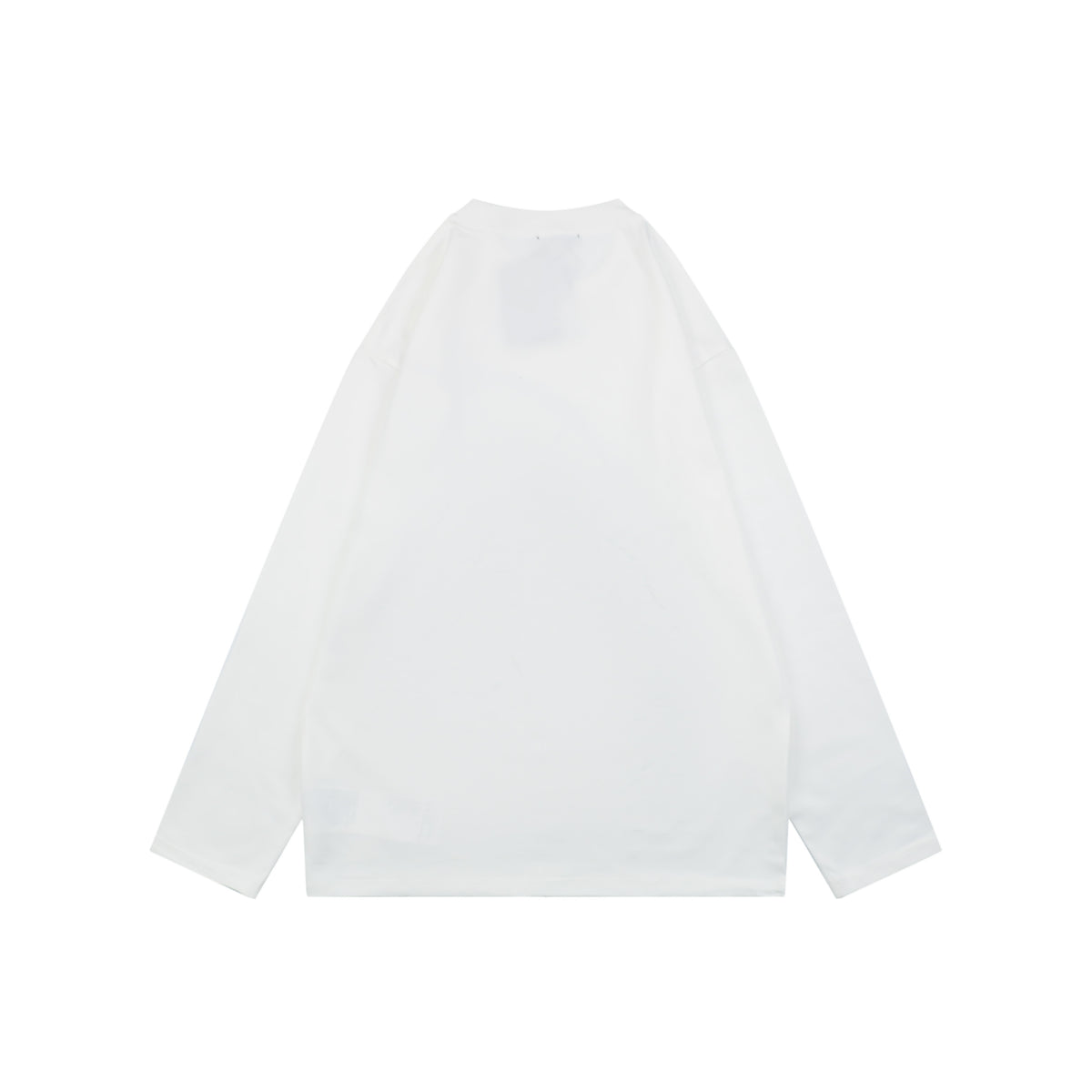 Loewe Border Anagram Embroidered Long Sleeve Tee White