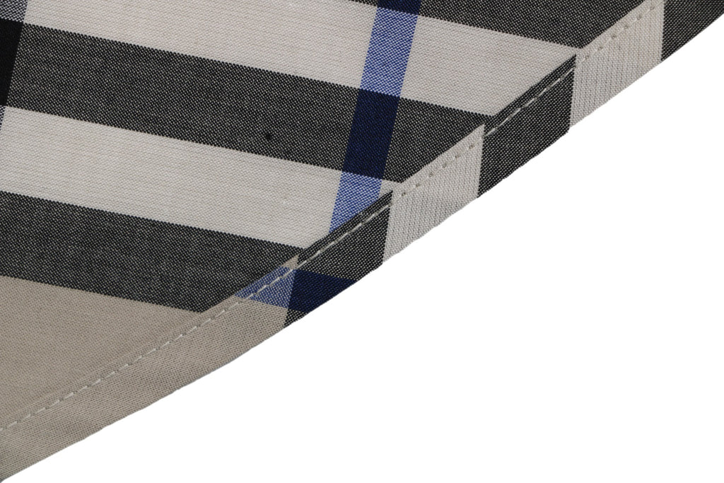 Burberry Diagonal House Check Long Sleeve Shirt Grey Taupe