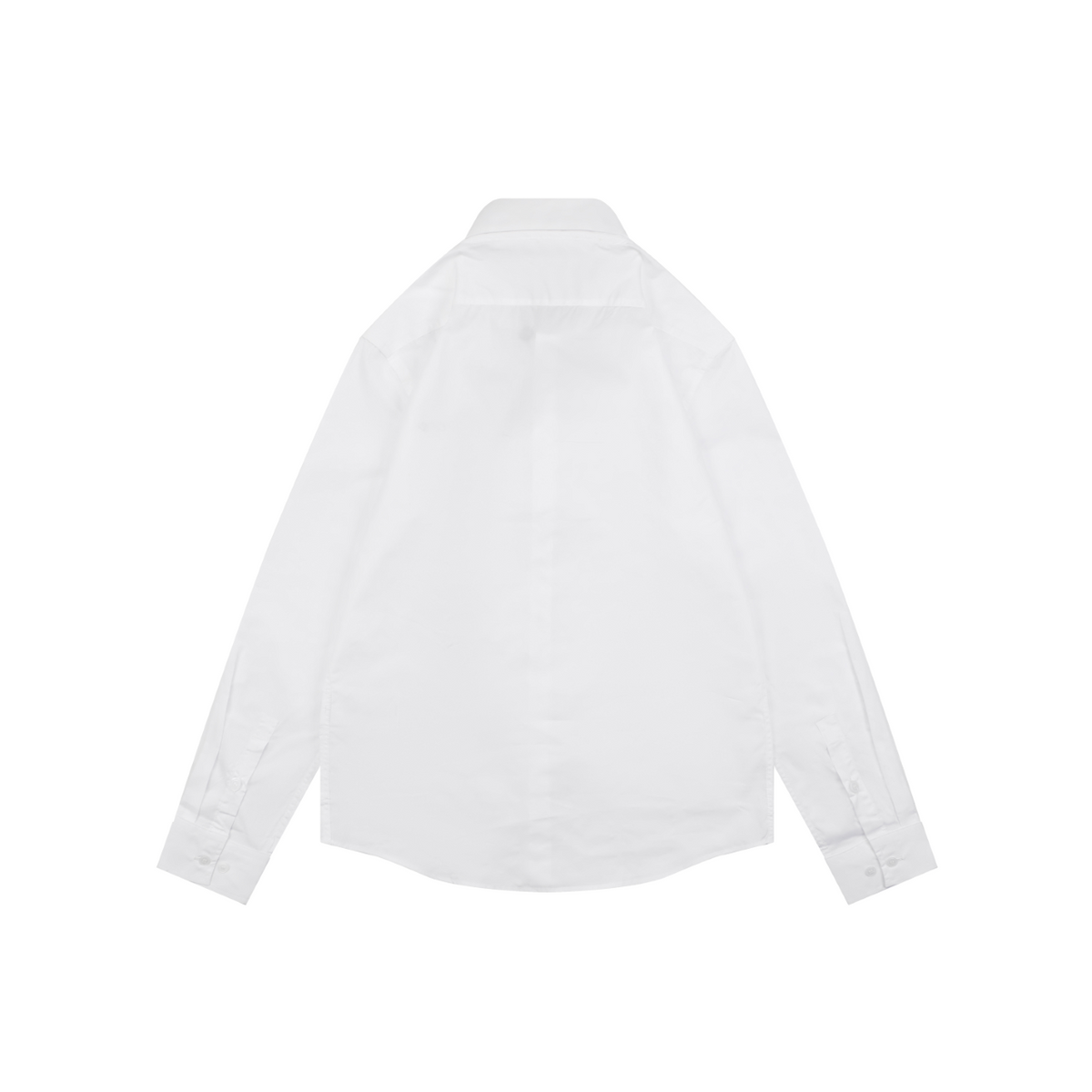 Louis Vuitton White Monogram Signature Lettering Long-Sleeve Shirt