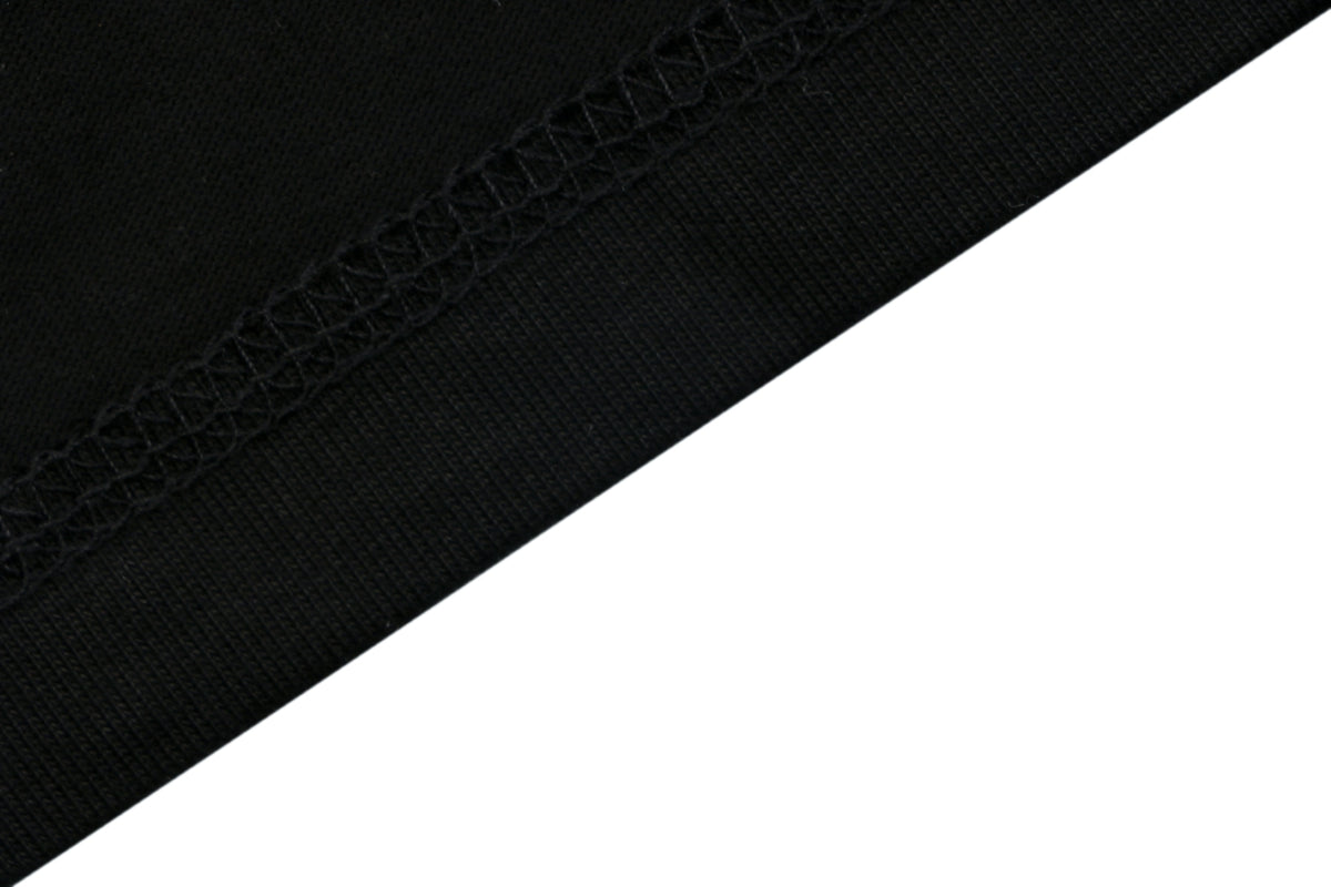 Burberry Black B Signature Rope Embroidered Long-Sleeve Top