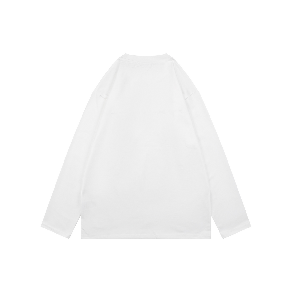 Burberry White B Signature Rope Embroidered Long-Sleeve Top