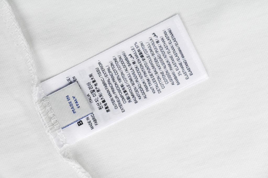 Burberry White B Signature Sailboat Print Long-Sleeve Top