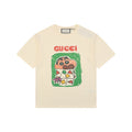 Gucci Cream Crayon Shin-chan Print Short-Sleeve Pajama T-Shirt
