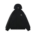 Balenciaga Black Right-Chest 3B Logo Embroidered Hooded Jacket