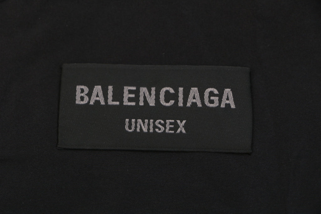 Balenciaga Black Right-Chest 3B Logo Embroidered Hooded Jacket