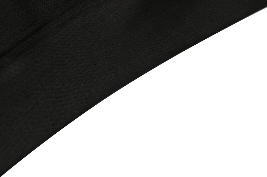 Moncler Black Neckline Lettering Print Crewneck Sweatshirt